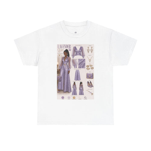 Lavender Vice Luxury Fashion Graphic Tee