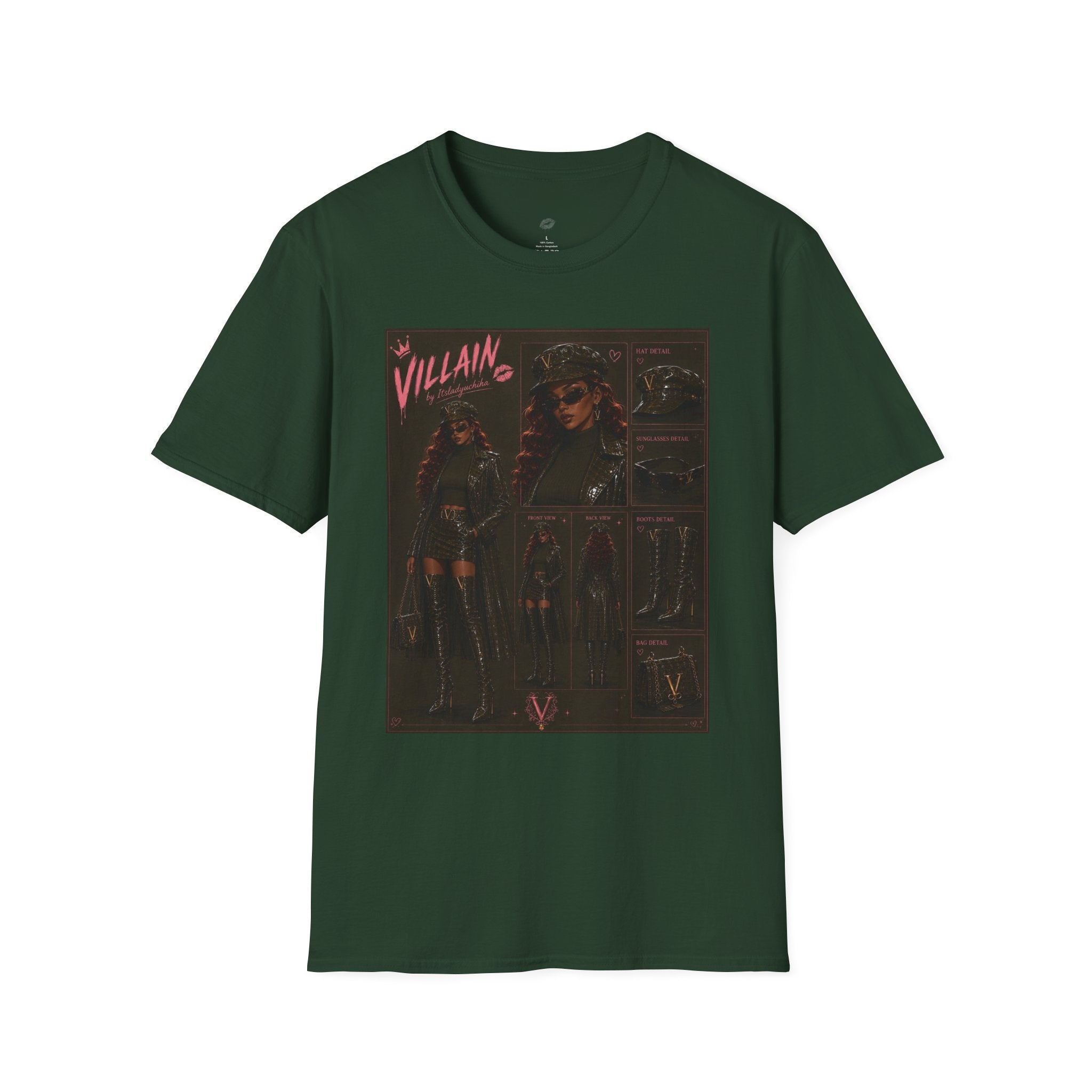 Midnight Villain Luxury Fashion Graphic Tee