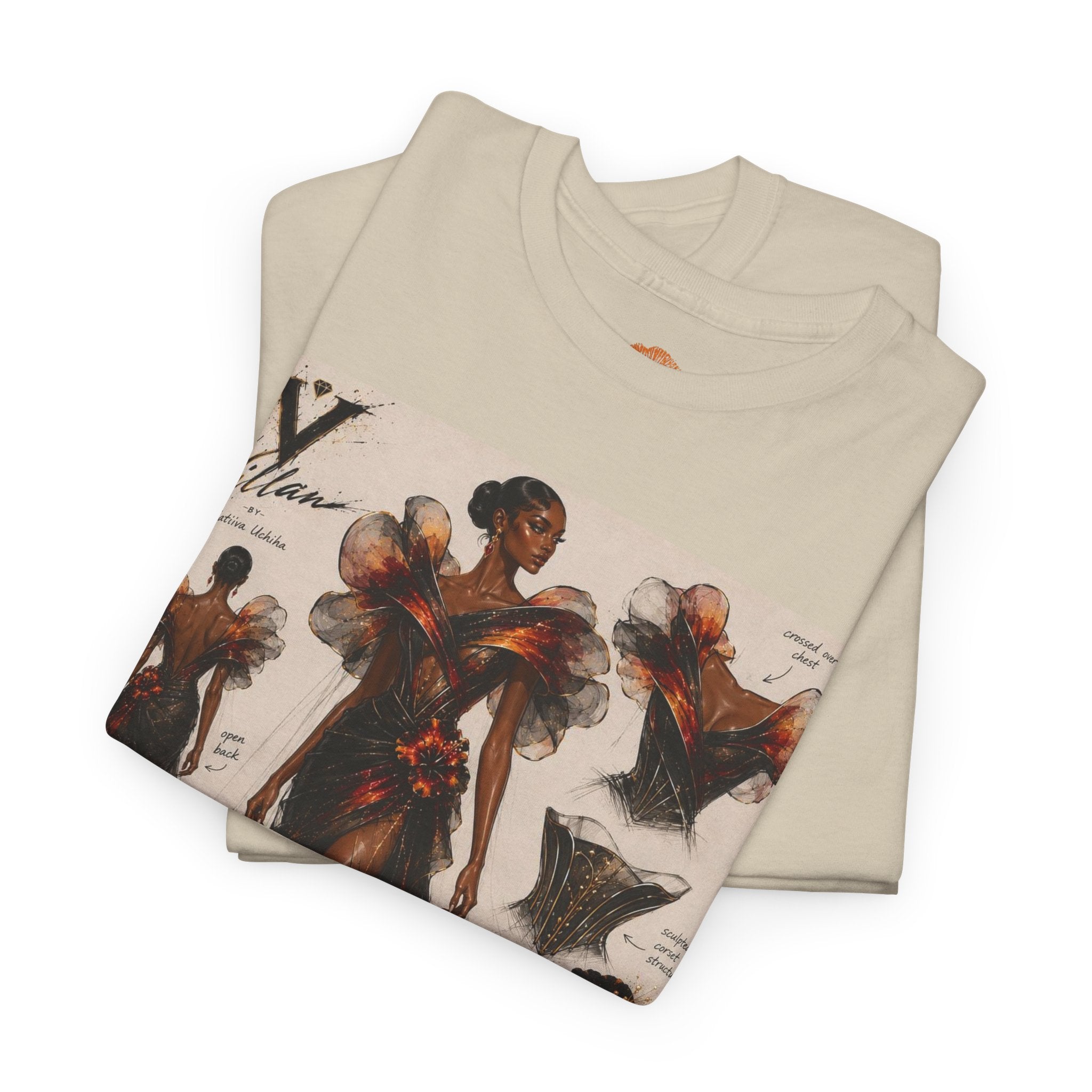 Black Hibiscus Villain Art Tee