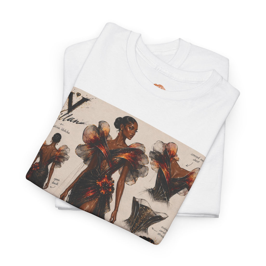 Black Hibiscus Villain Art Tee