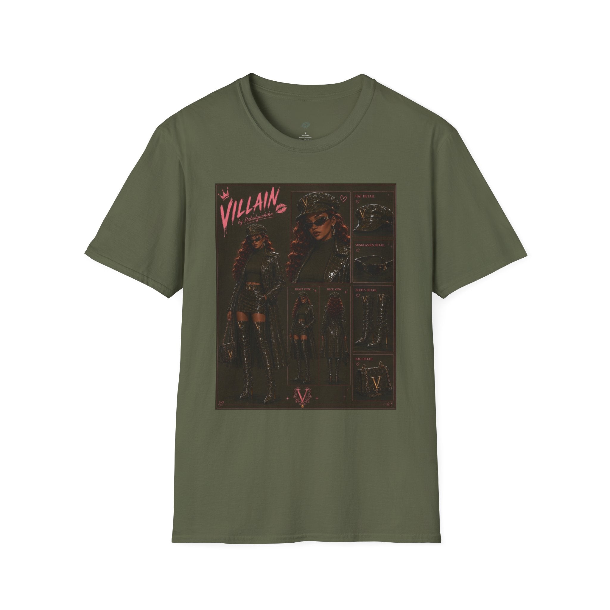 Midnight Villain Luxury Fashion Graphic Tee