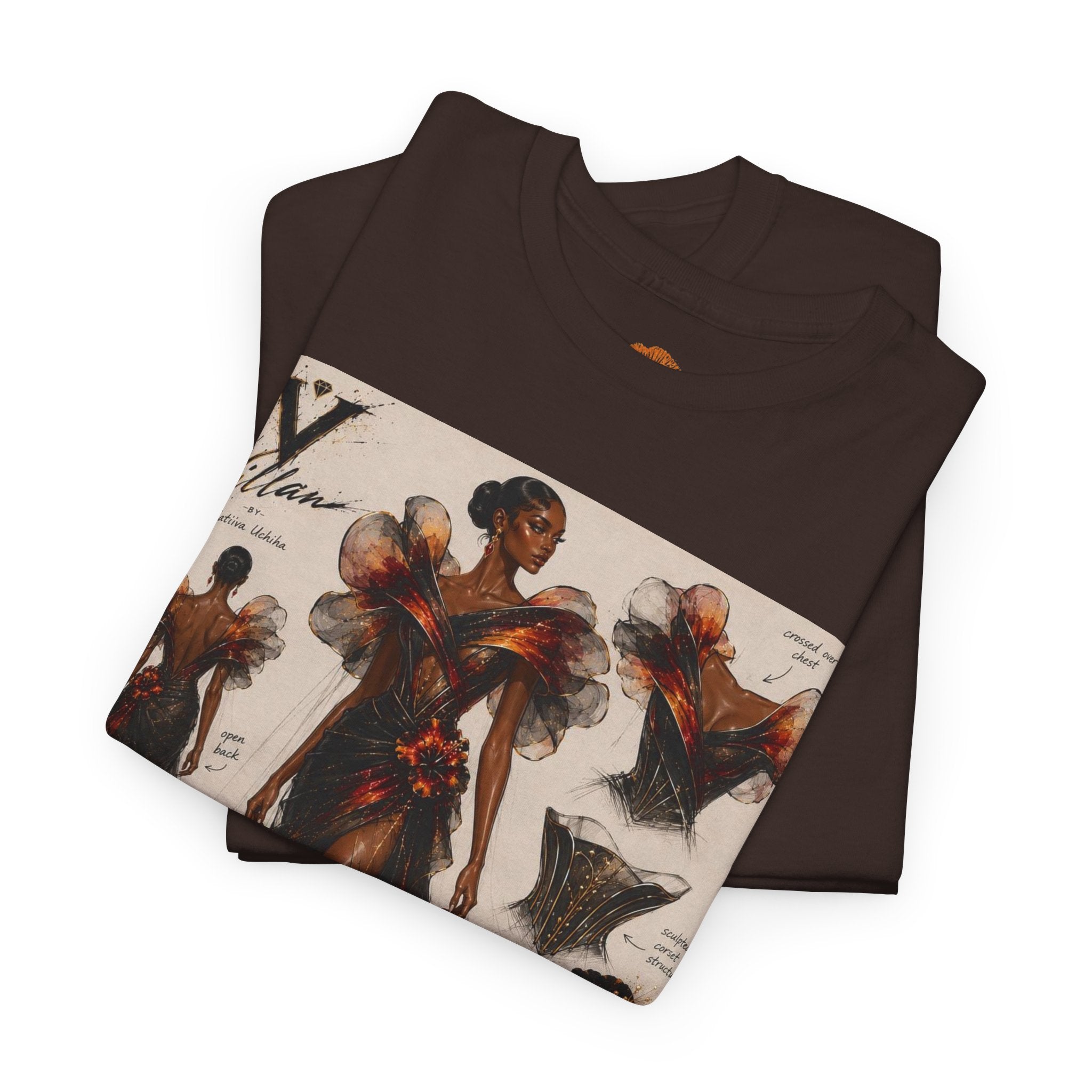 Black Hibiscus Villain Art Tee