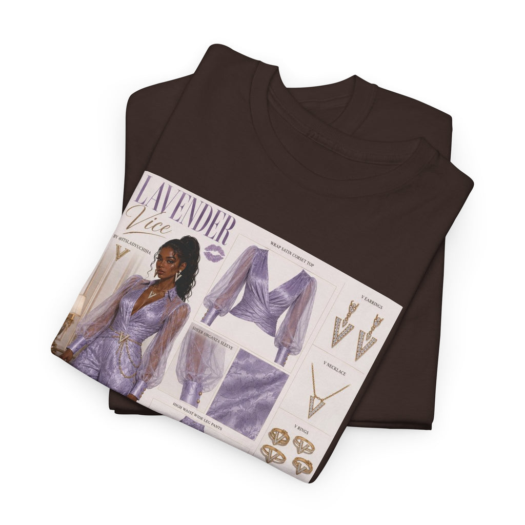 Lavender Vice Luxury Fashion Graphic Tee