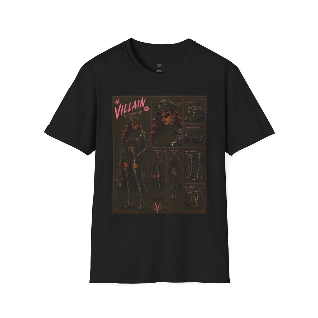 Midnight Villain Luxury Fashion Graphic Tee