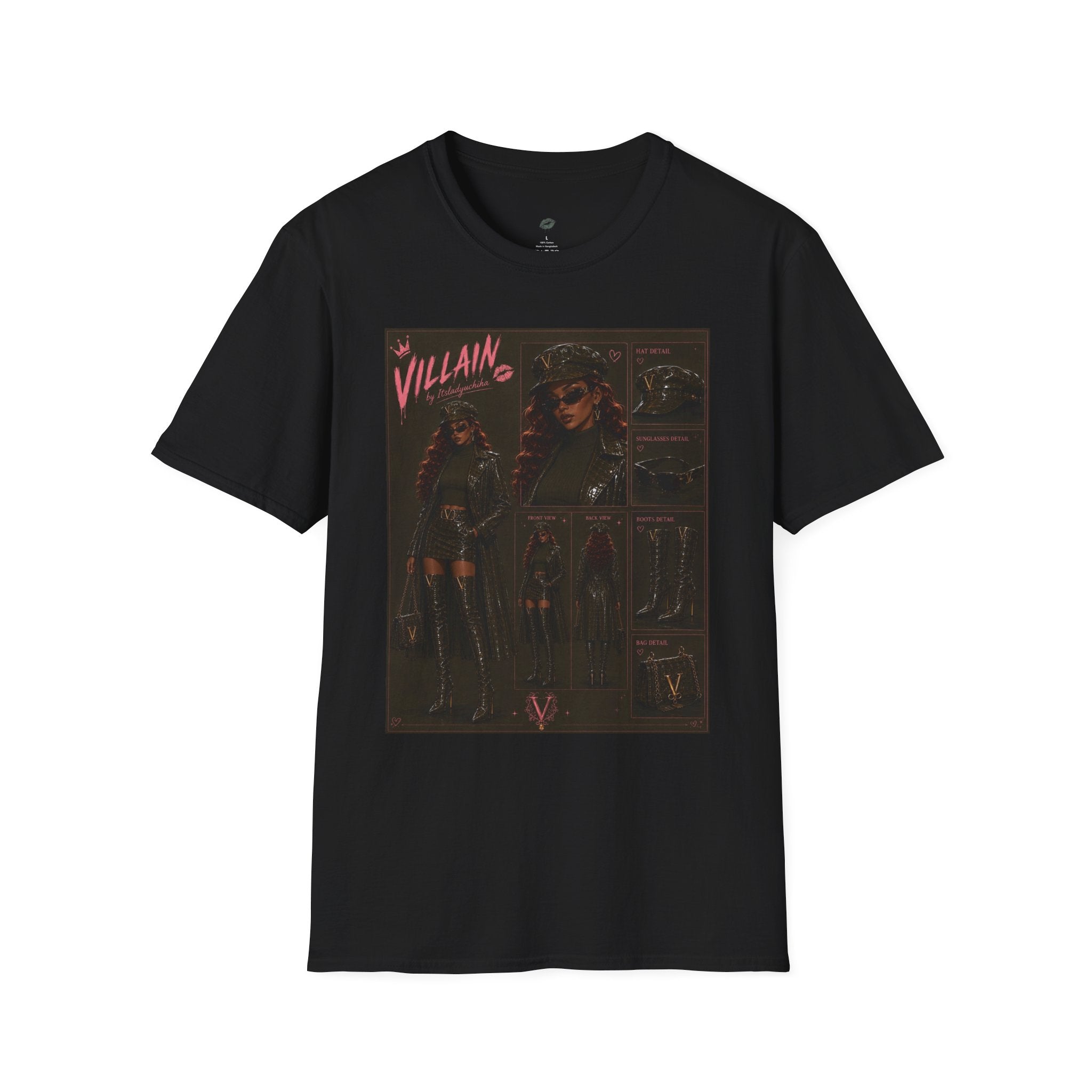 Midnight Villain Luxury Fashion Graphic Tee