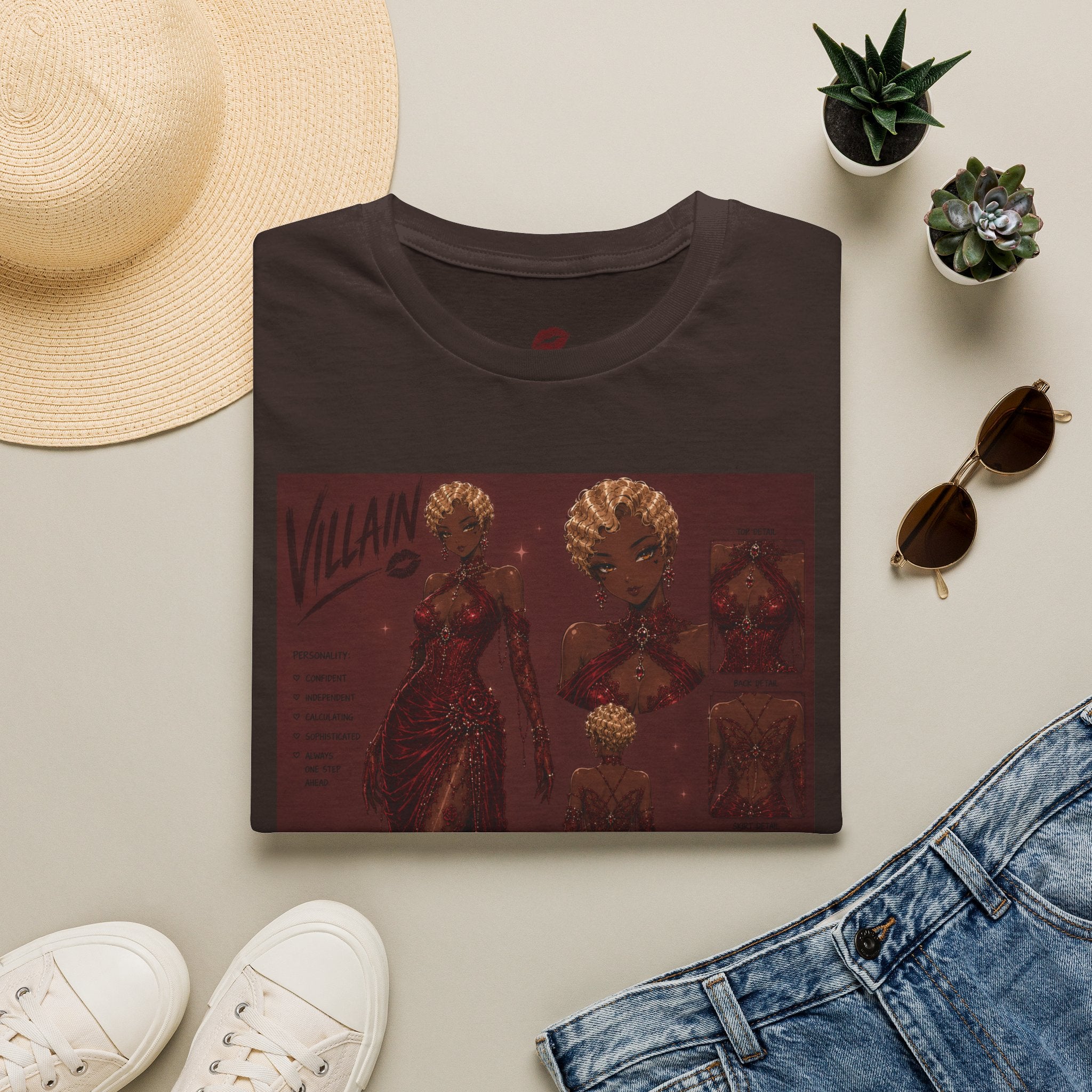 Villain Rose Couture Graphic Tee