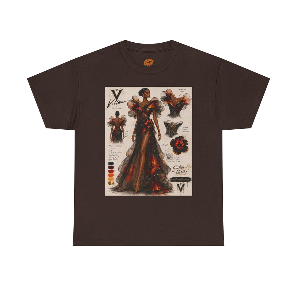 Black Hibiscus Villain Art Tee