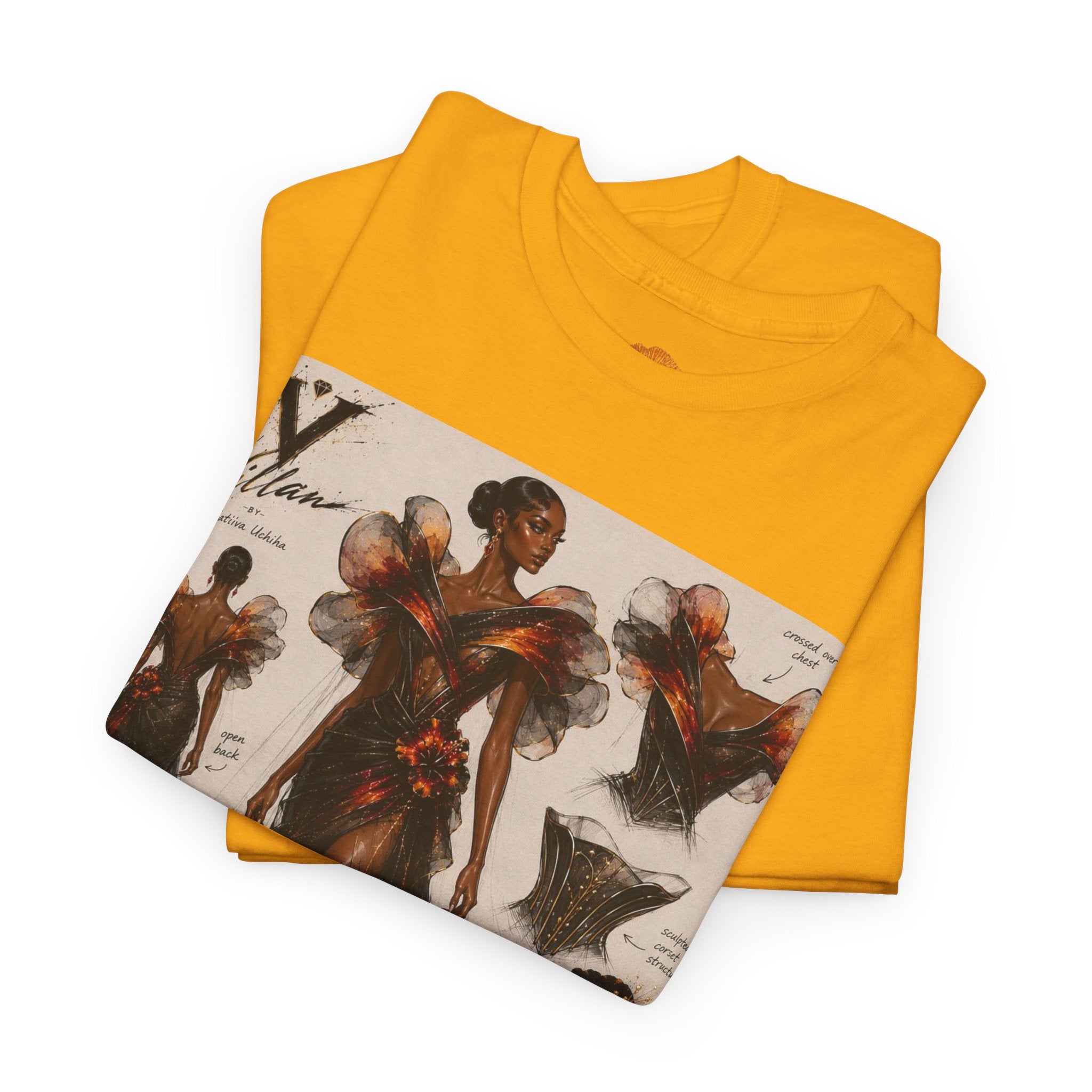 Black Hibiscus Villain Art Tee