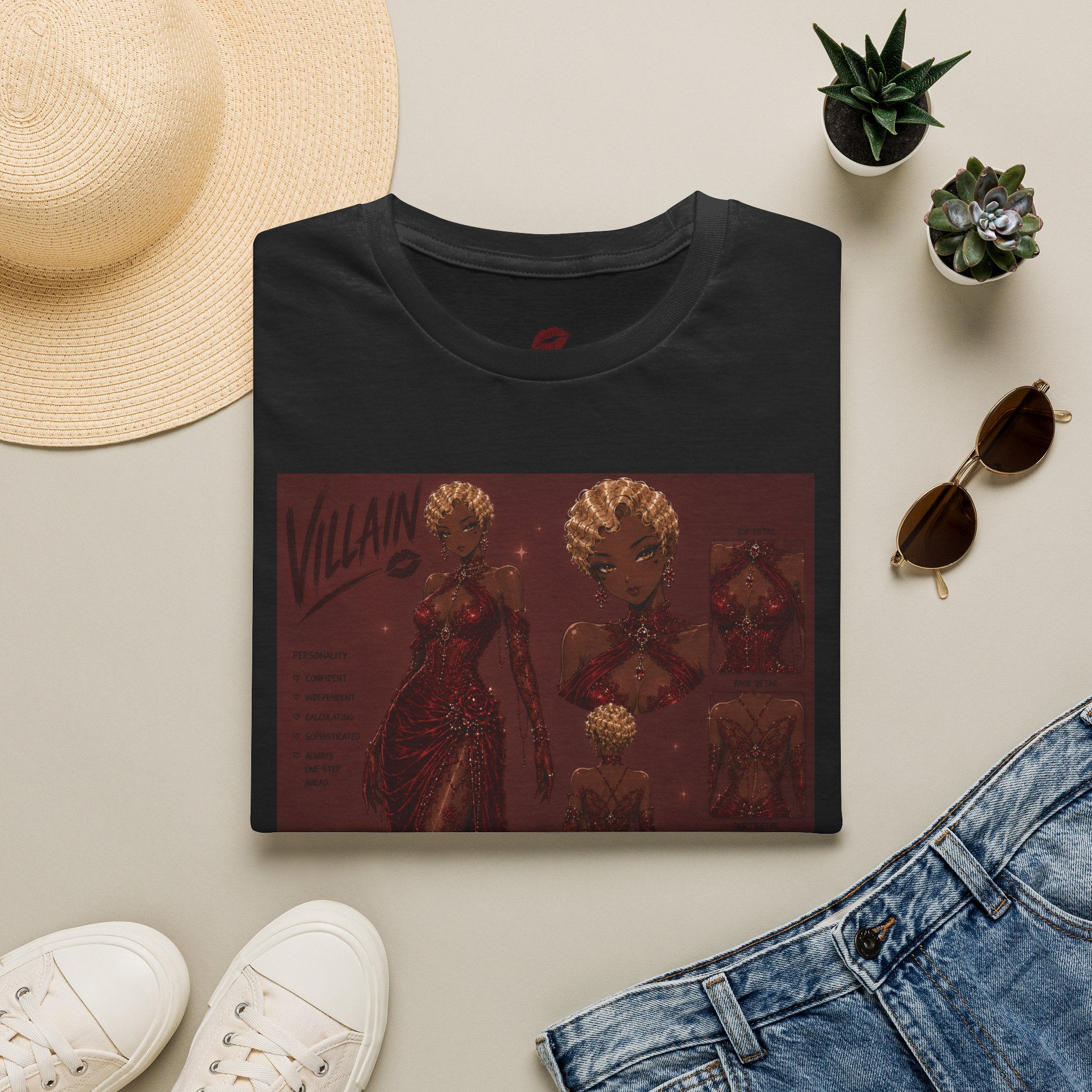 Villain Rose Couture Graphic Tee