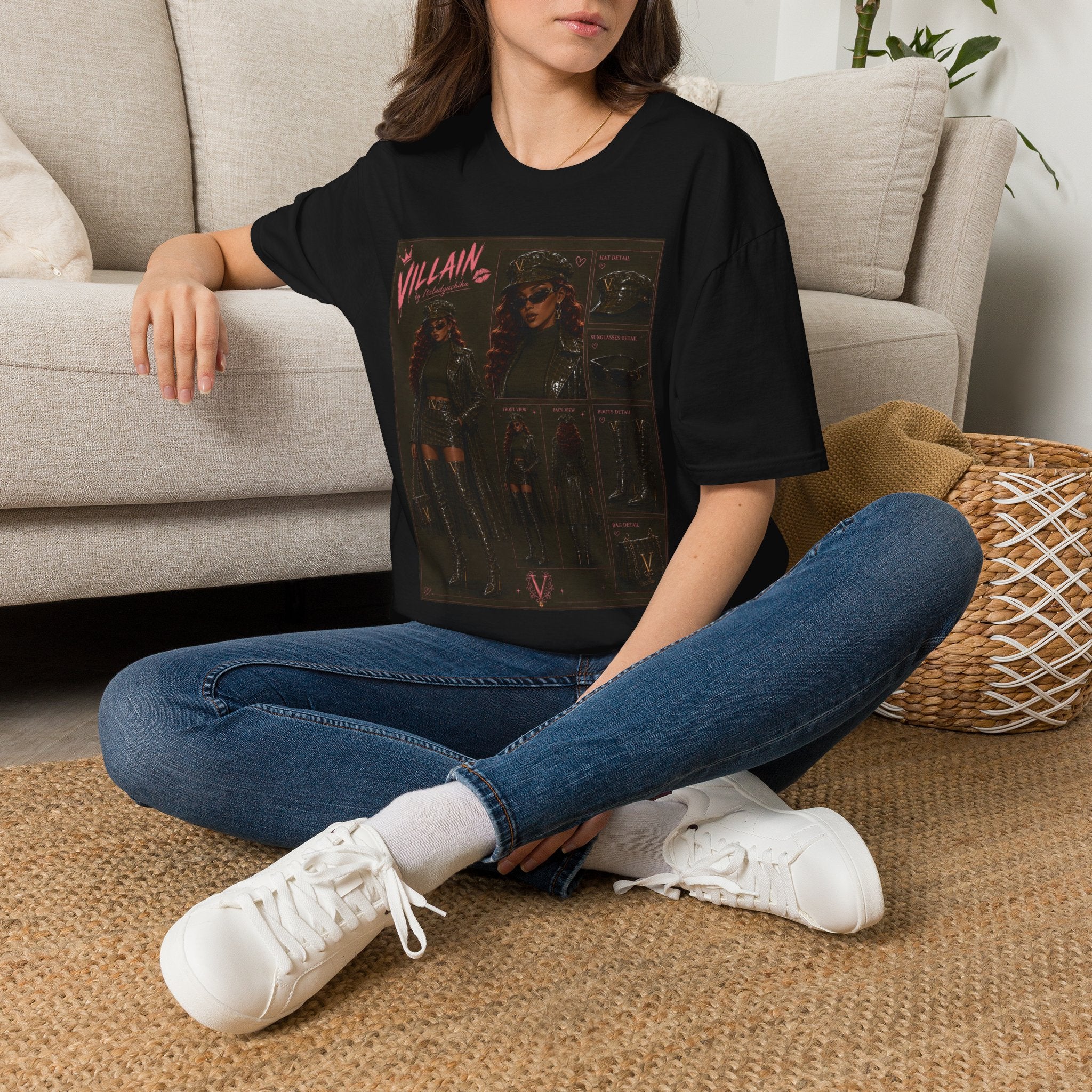 Midnight Villain Luxury Fashion Graphic Tee
