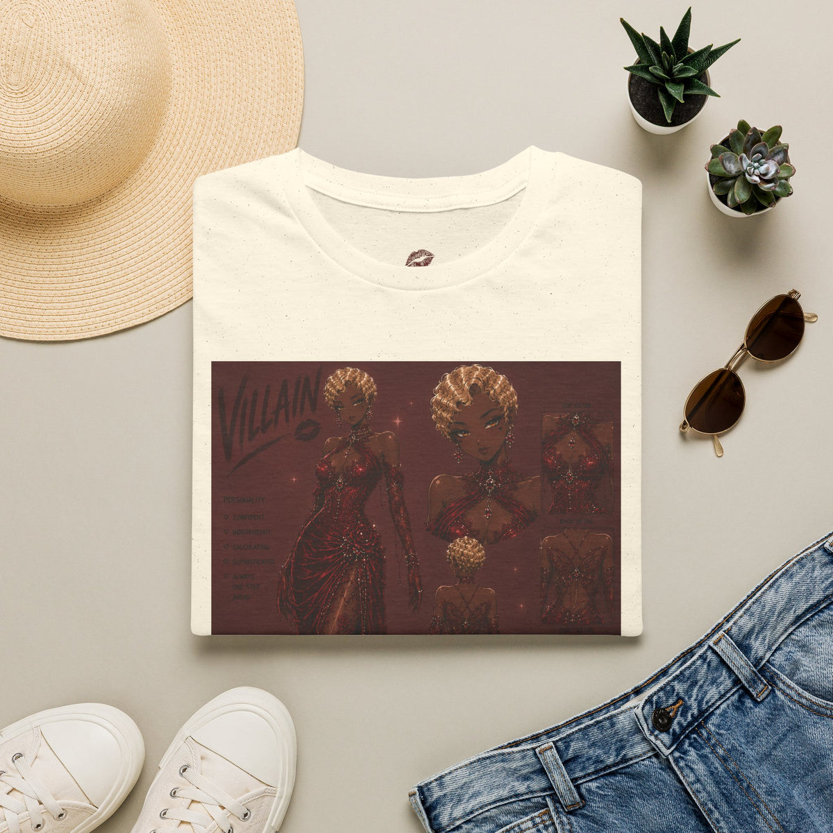 Villain Rose Couture Graphic Tee