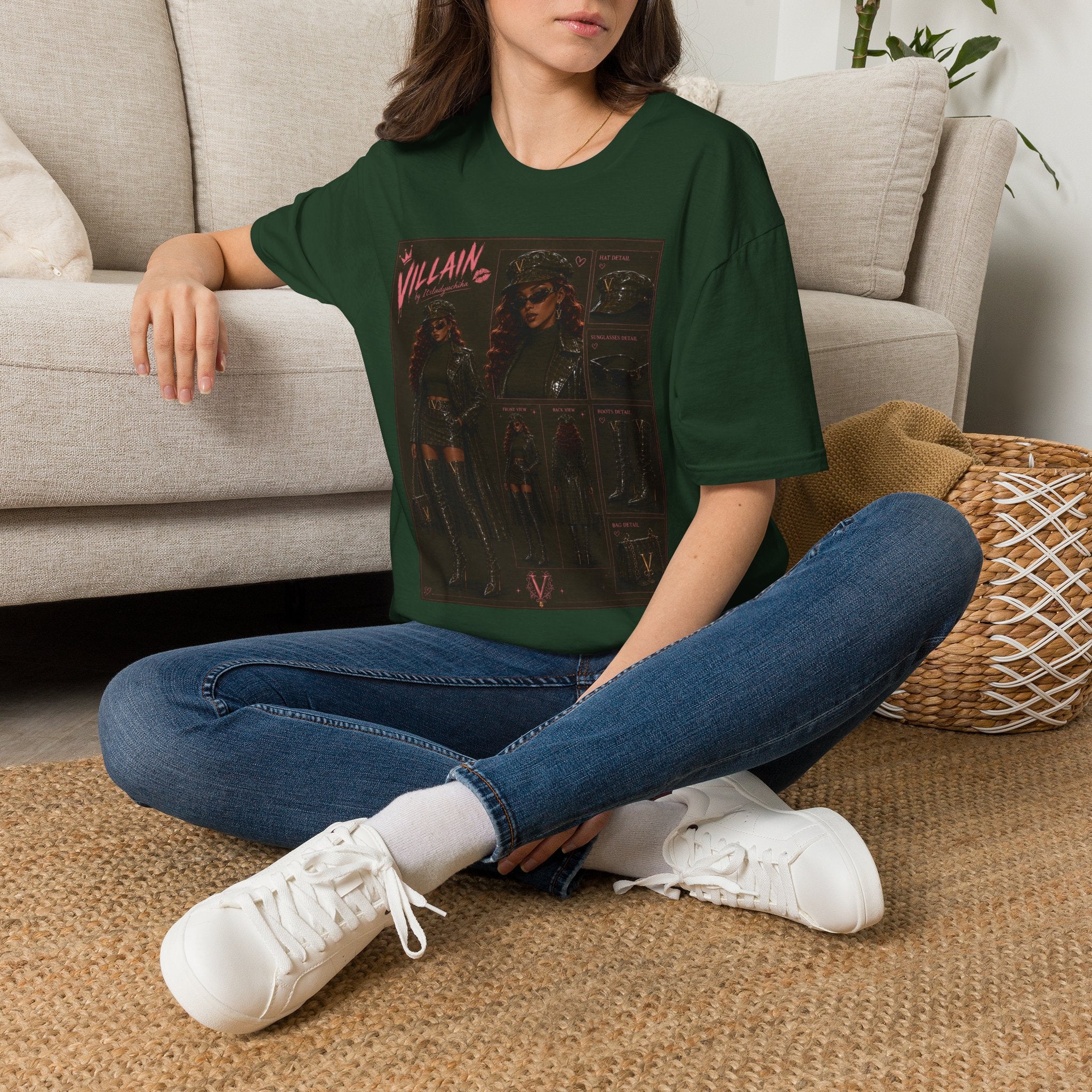 Midnight Villain Luxury Fashion Graphic Tee