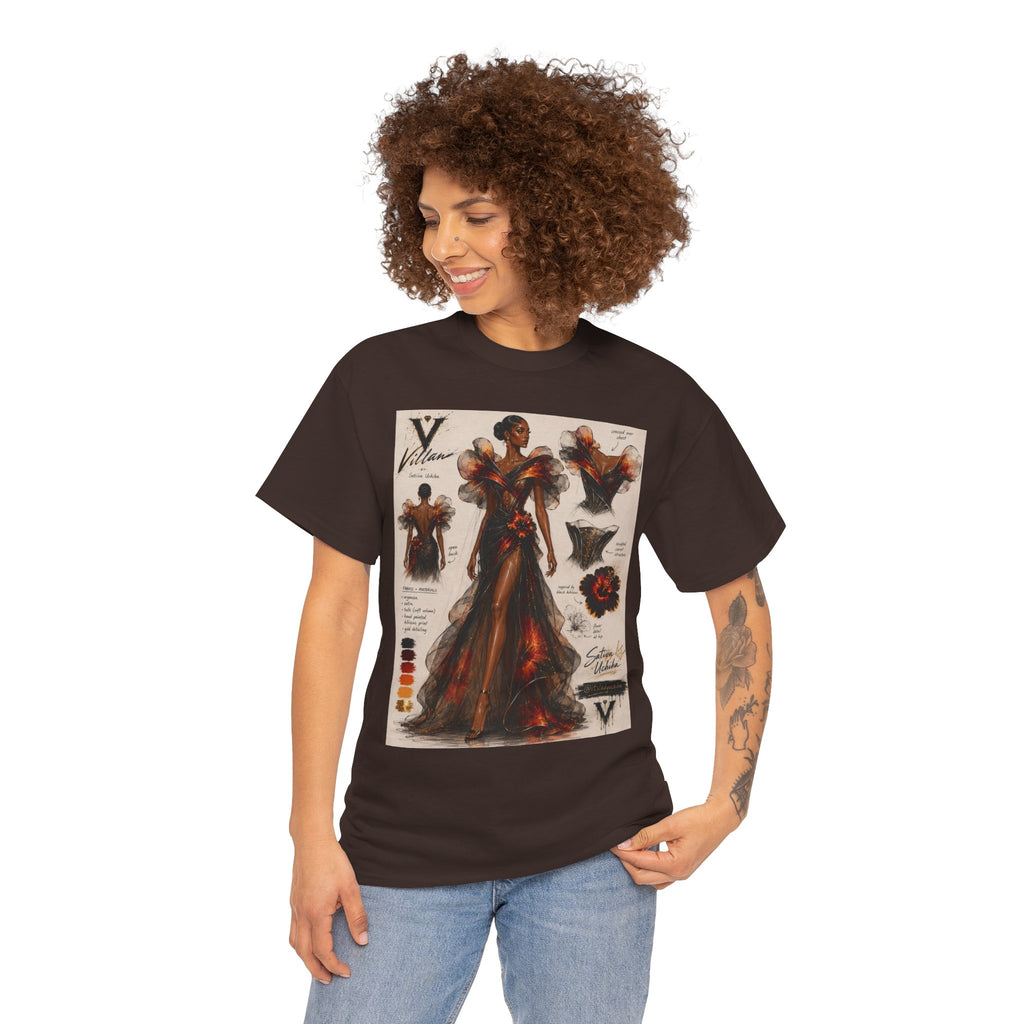 Black Hibiscus Villain Art Tee